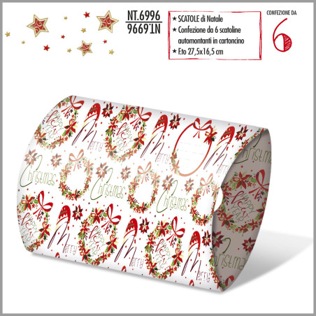 Scatola da regalo Natalizia 27,5x16,5