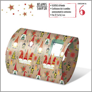 Scatola da regalo Natalizia 27,5x16,5