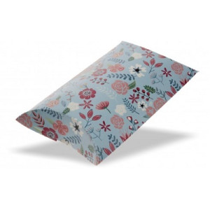 Scatole da regalo 4pz Fiori azzurra