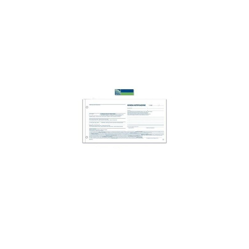 Schede notificazione delle persone alloggiate 2 copie 200pz