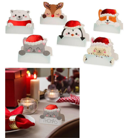 Segnaposto Natalizi 12pz Legami
