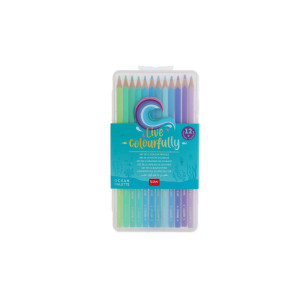 Set 12 Pastelli Live Colorfully Ocean Palette LEGAMI