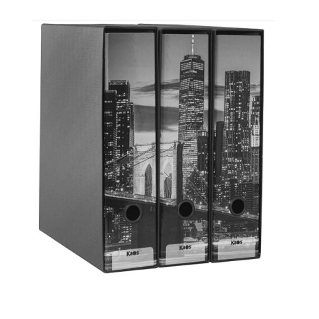 SET 3 RACC.ANELLI DORSO 8CM NEW YORK KAOS