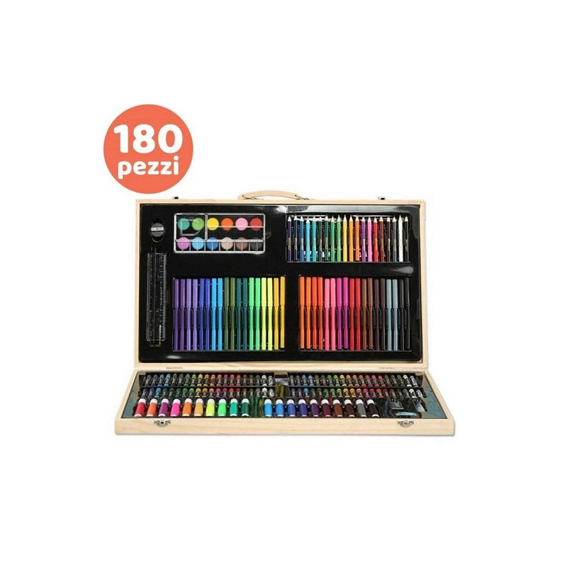 SET ARTISTICO CON 180 PEZZI IN VALIGETTA