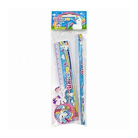 Set cancelleria Unicorno 4pz
