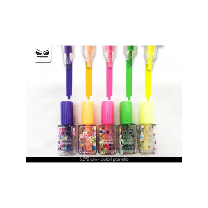 Set di 5 Mini Evidenziatori smalto