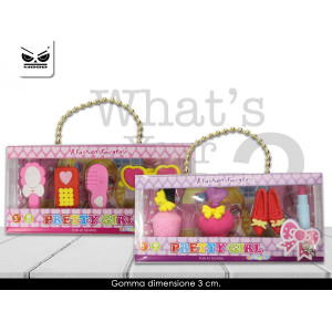 Set gommine fashion 4pz