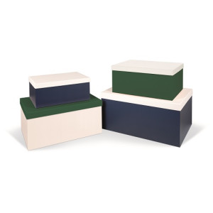 Set Scatola da regalo bicolore 4pz
