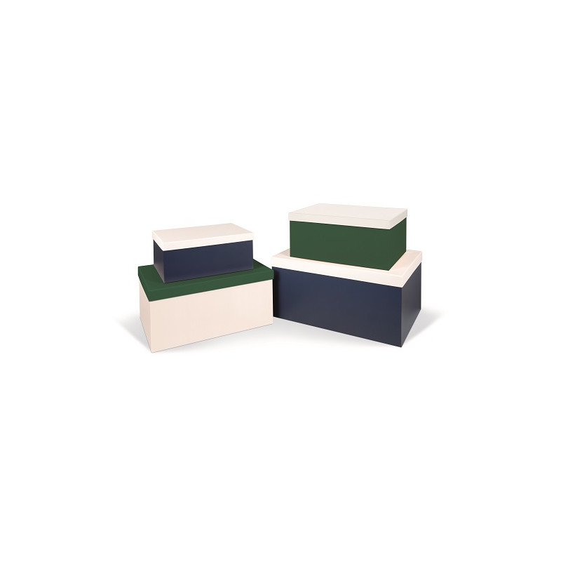 Set Scatola da regalo bicolore 4pz