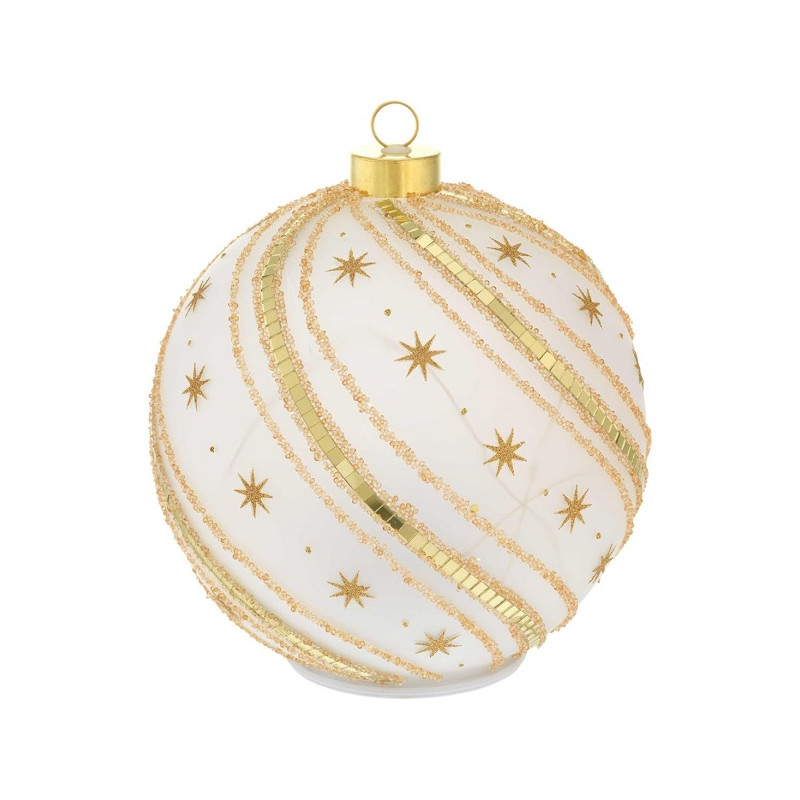 Sfera LUMINOSA girevole Natalizia h18