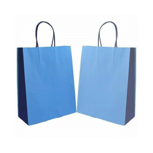 Shopper in carta celeste 18x24