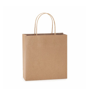 Shopper in carta naturale avana 22x10x27