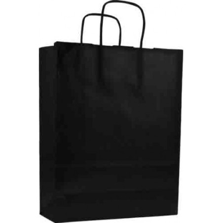 Shopper in carta Nero 45x15x50 (in cf da 25pz)