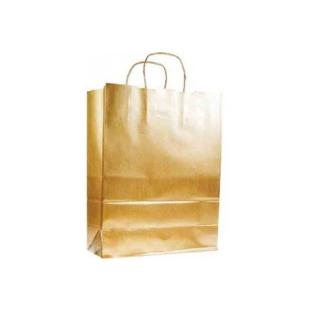 Shopper in carta Oro 11x20x25