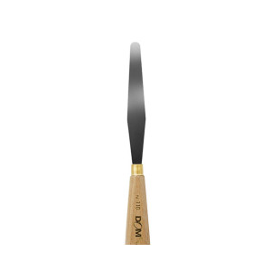 Spatola in metallo impugnatura legno per pittura n.110 106x16mm