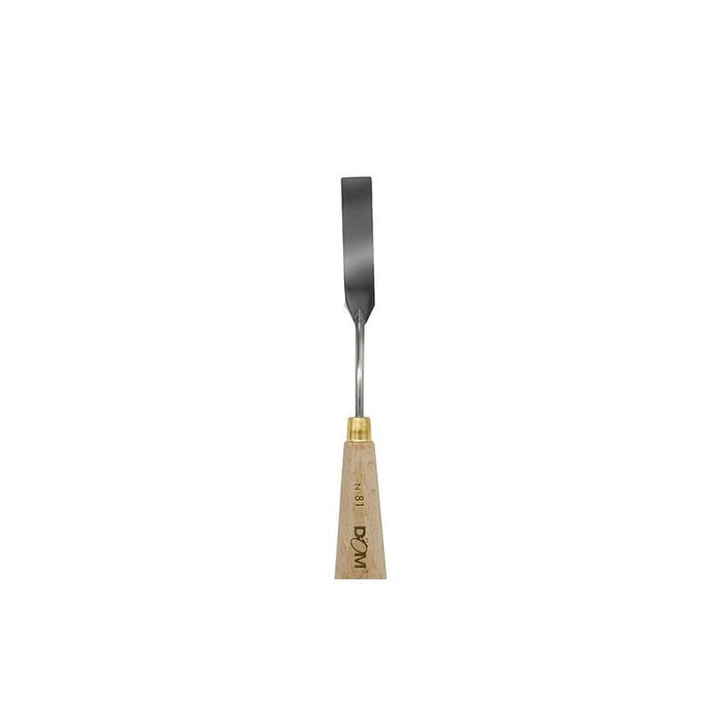 Spatola in metallo impugnatura legno per pittura n.81 104x13mm