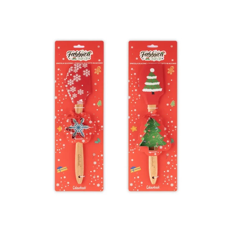 Spazzola con formine Natale Colourbook