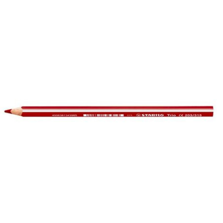 Stabilo Trio Thick Pastelli triangolari ergonomici Rosso Ciliegia
