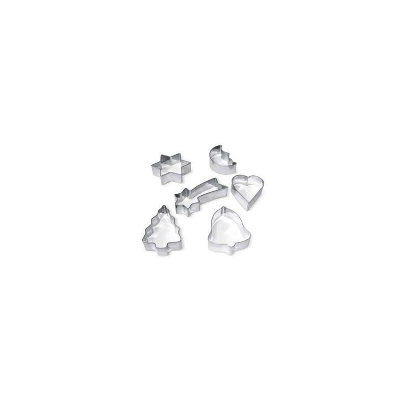 Stampini / formine in acciaio Natalizie 6pz