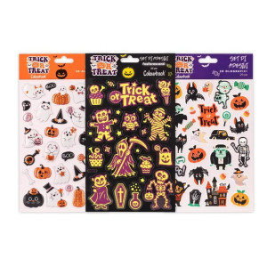 Stickers  12pz halloween colourbook