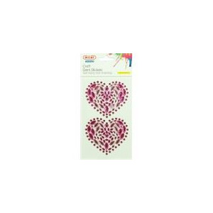 Stickers adesivi strass  Cuori