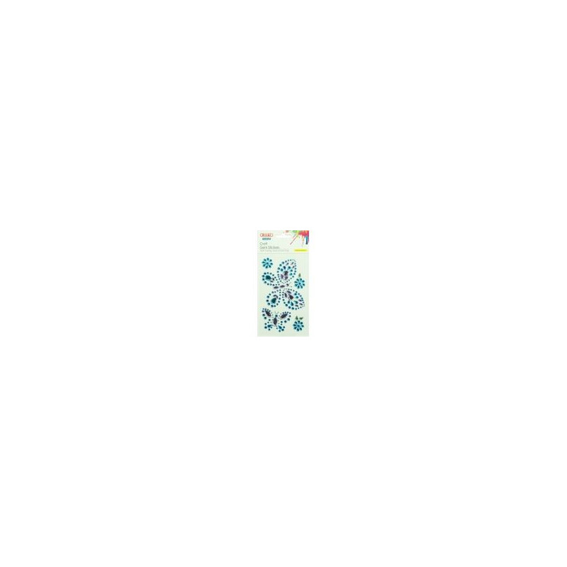 Stickers adesivi strass farfalle