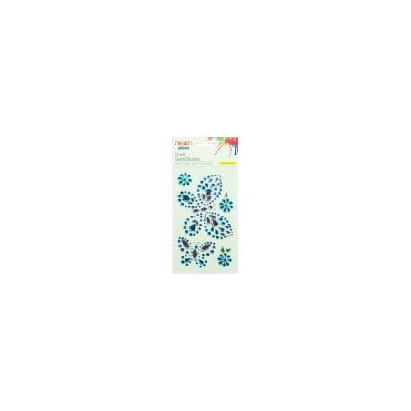 Stickers adesivi strass farfalle