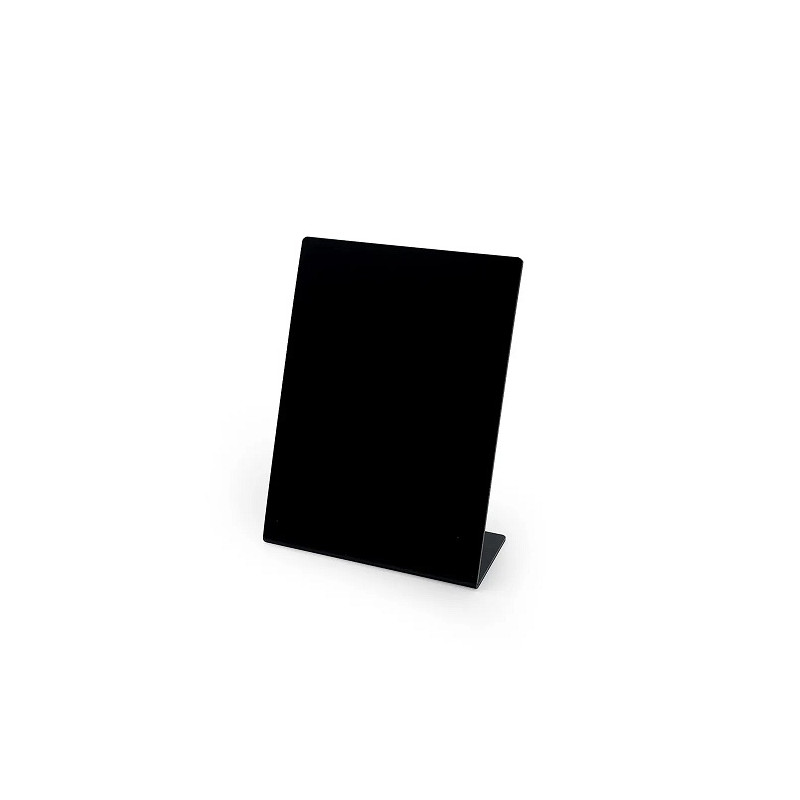 Targhetta nera A6 10,5x15cm scrivibile
