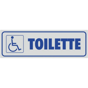 Targhette adesive  toilette handicap