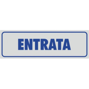 Targhette adesive entrata