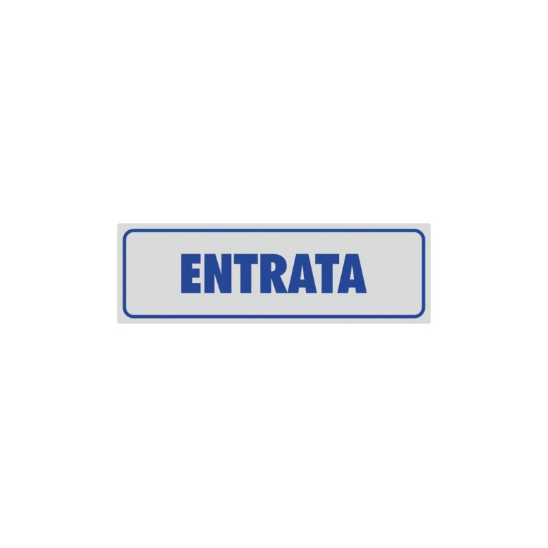 Targhette adesive entrata