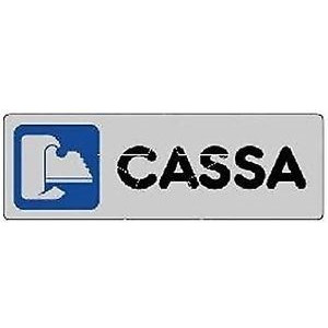 Targhette adesive cassa