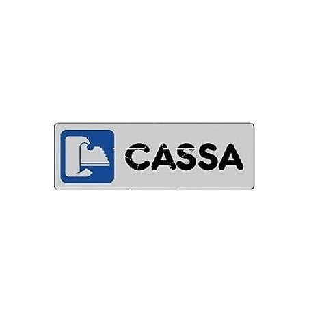 Targhette adesive cassa