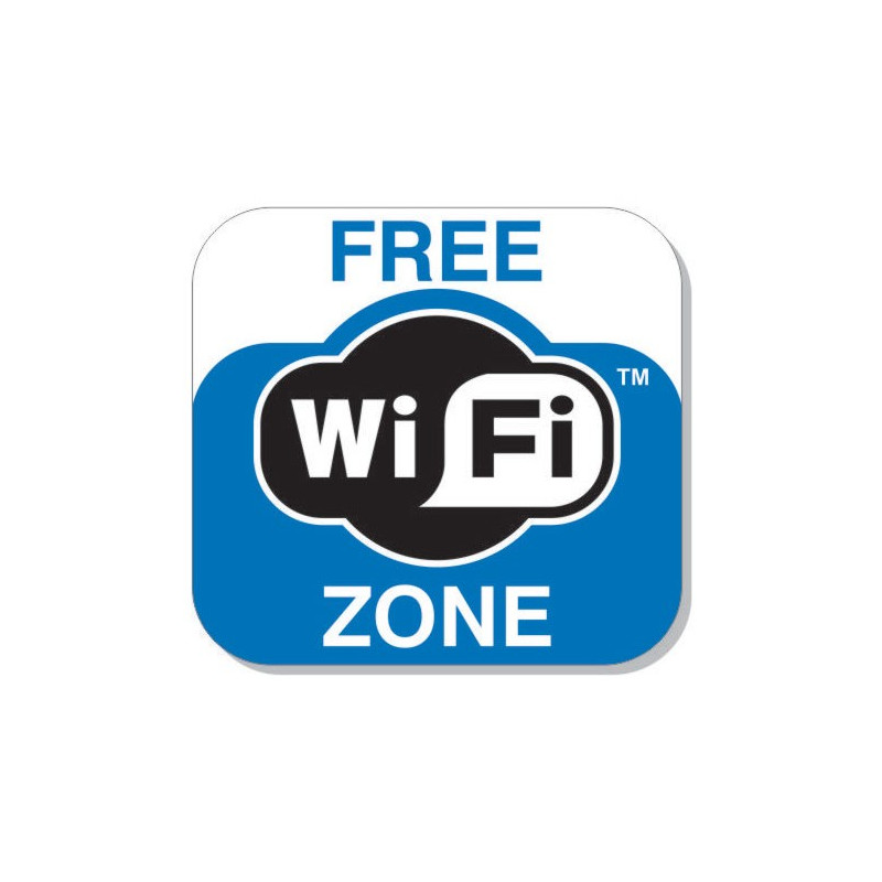 Targhette adesive WI-FI 10x10