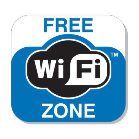 Targhette adesive WI-FI 10x10