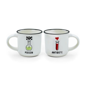 Tazzine da caffè Espresso for Two - Poison & Antidote Legami