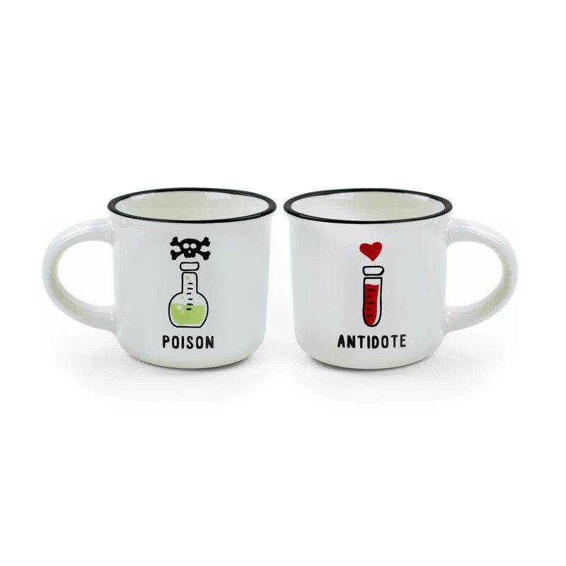 Tazzine da caffè Espresso for Two - Poison & Antidote Legami