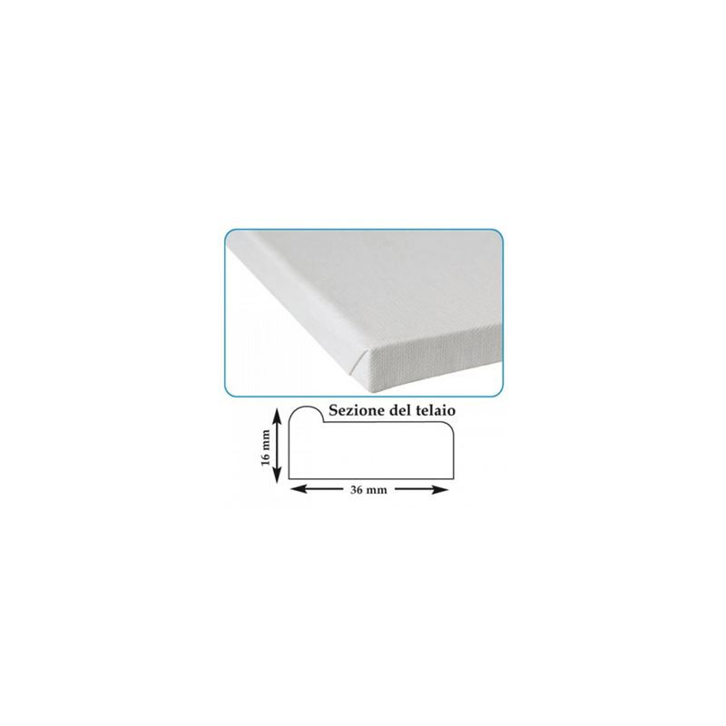 Telaio Tela per pittura 18x24 cwr