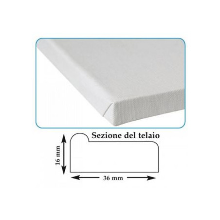 Telaio Tela per pittura 30x60 cwr