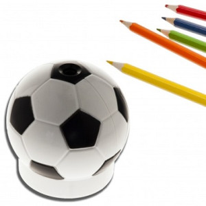 Temperamatite a batteria pallone-Alimentazione: 4 batterie stiloAA - R6 non incluse.1 Temperino di ricambio incluso.
