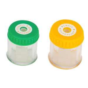 Temperamatite con serbatoio 1 foro temperino in plastica economico