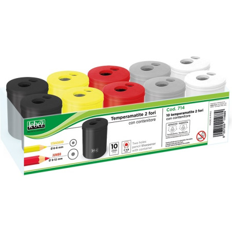 Temperamatite con serbatoio 2 fori