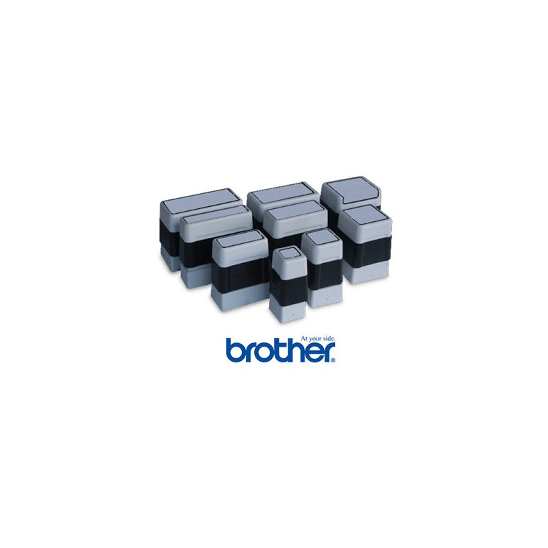Timbro brother autoinchiostrante digitale completo 22mmx60mm blu