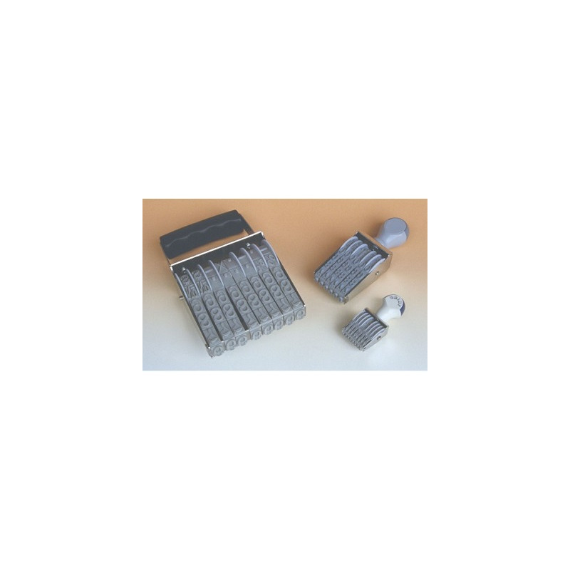 Timbro Numeratore 4mm 6 colonne  manuale