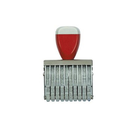 Timbro Numeratore 7mm 8 colonne cod.0708 manuale