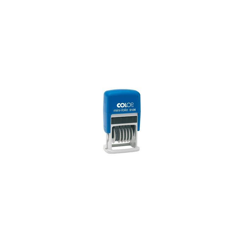 Timbro numeratore autoinchiostrante mini colop