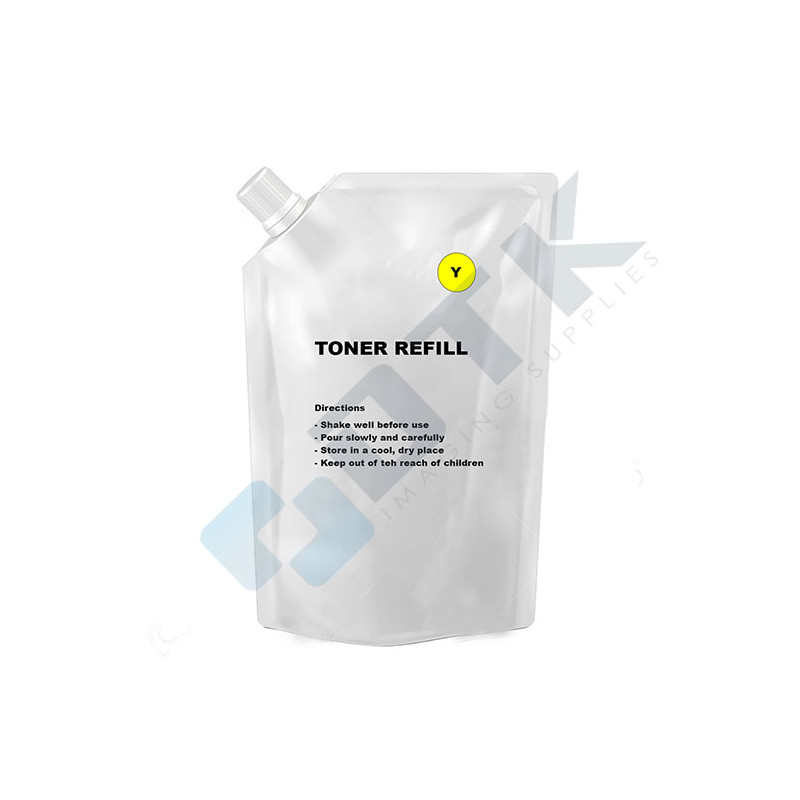 Toner RICARICA per Ricoh Aficio MP C2030 C2050  C2530 C2550 giallo 215gr. CON CHIP
