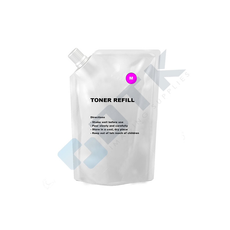 Toner RICARICA per Ricoh Aficio MP C2030 C2050  C2530 C2550 magenta 215gr. CON CHIP