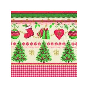 Tovaglioli decoupage Natalizio 33x33 20pz