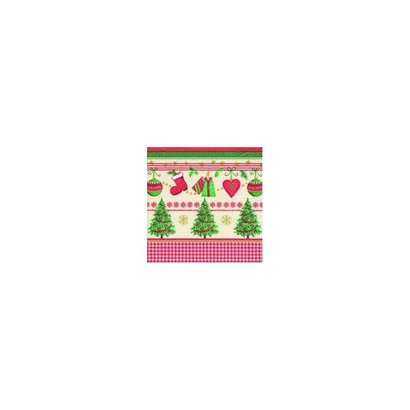 Tovaglioli decoupage Natalizio 33x33 20pz